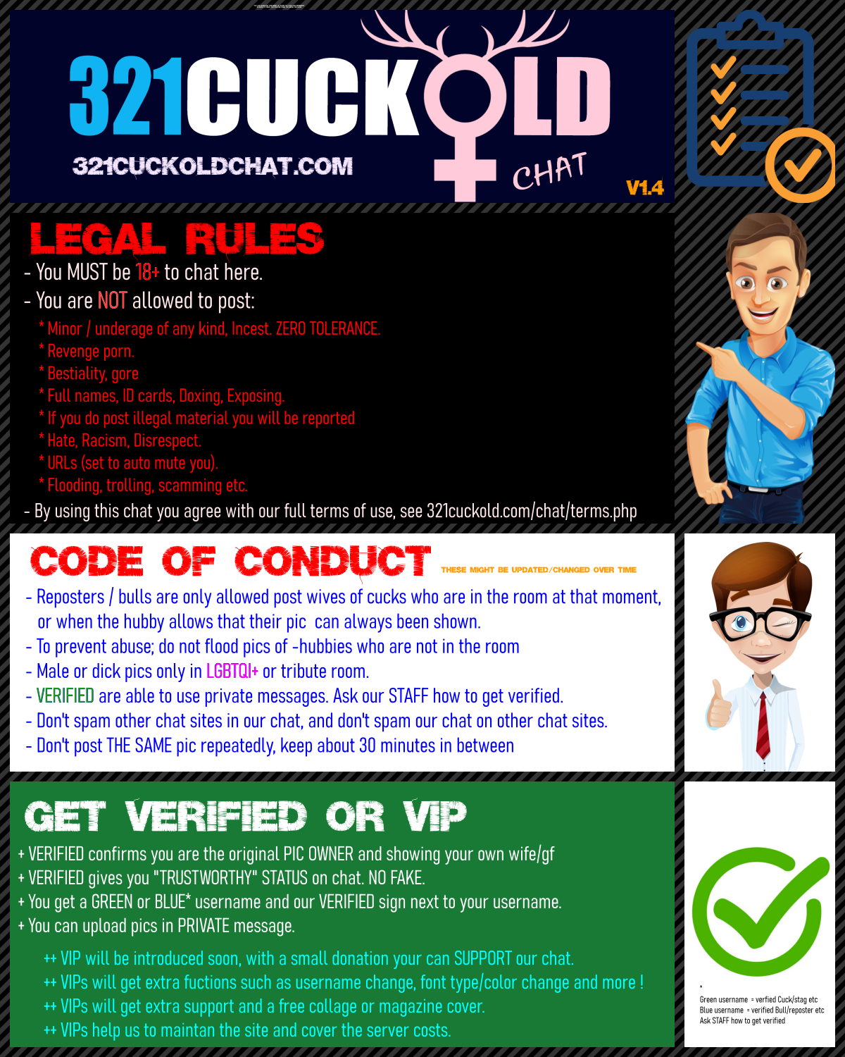 Cuckoldchat rules