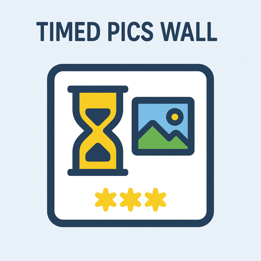 Timed Pics Wall