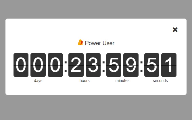 power user timer